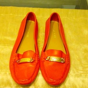 Coach women's leather 8.5 loafers